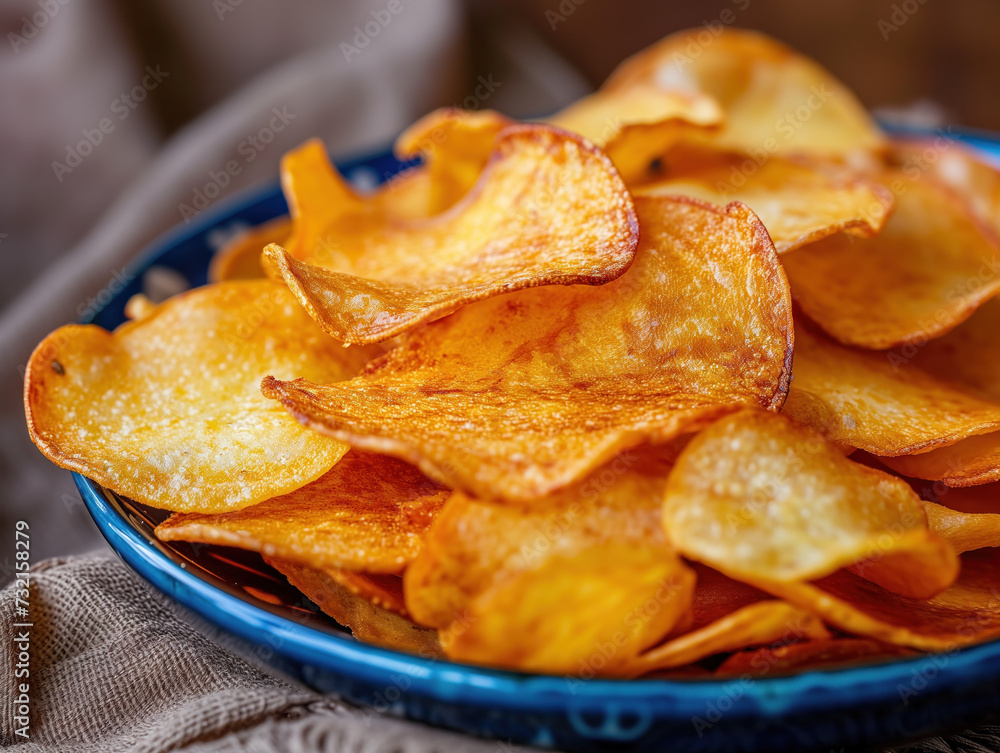 Potato chips, a favourite snack, were thin, crispy slices of deep-fried potatoes that gave off a satisfying crunch. Versatile as a snack, side dish, or appetizer, they were a delight Potato chips, a favourite snack, were thin, crispy slices of deep-fried potatoes that gave off a satisfying crunch. Versatile as a snack, side dish, or appetizer, they were a delight