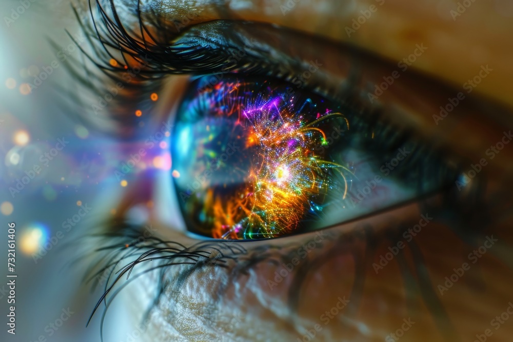 Human Cyborg AI Eye monochromacy. Eye black optic nerve lens eyelid crusting color vision. Visionary iris scleral buckle surgery sight abstract eyelashes Human Cyborg AI Eye monochromacy. Eye black optic nerve lens eyelid crusting color vision. Visionary iris scleral buckle surgery sight abstract eyelashes