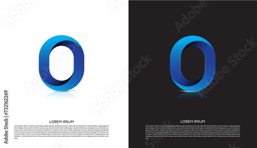 Abstract Initial Letter O Logo, Flat Vector Logo Design Template Element, Business logo, vector logo, Letter O logo icon design template element 