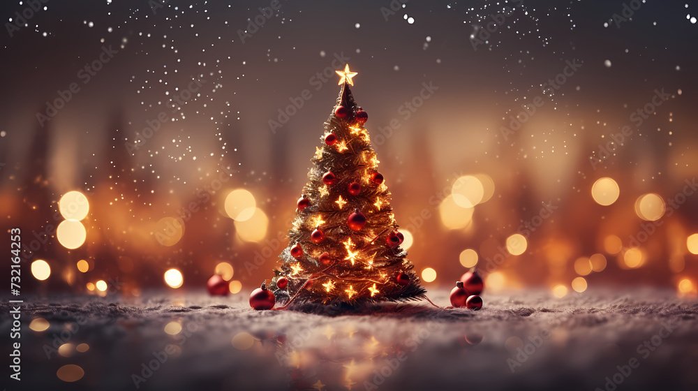 Abstract Christmas tree background wallpaper 3D illustration Abstract Christmas tree background wallpaper 3D illustration