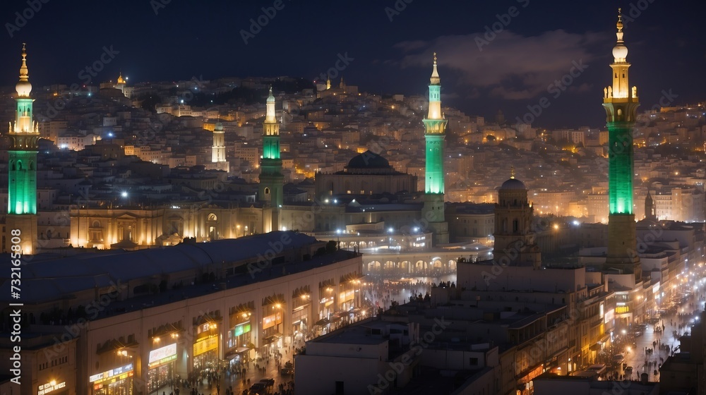 Fototapeta premium view of the city