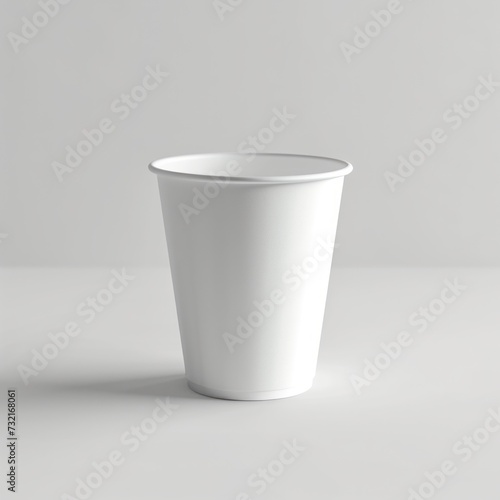 Coffee Cup 3D Illustration Mockup Scene on Isolated Background