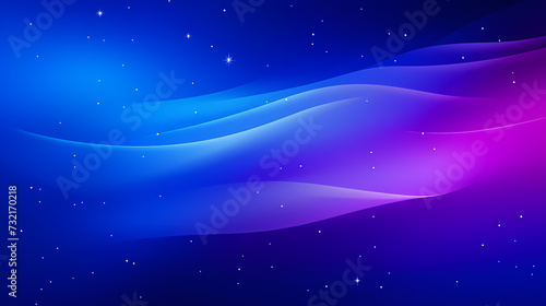 Countless stars twinkle in the night sky