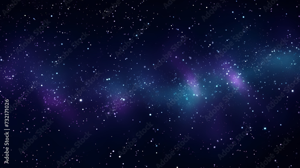 Fototapeta premium Countless stars twinkle in the night sky