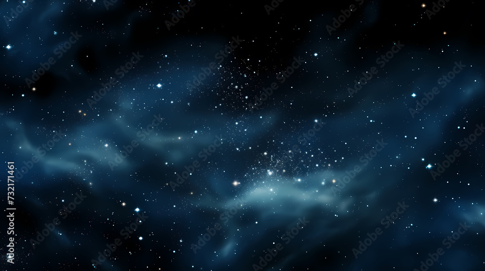 Countless stars twinkle in the night sky Countless stars twinkle in the night sky