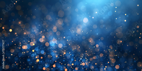 glittering blue and golden background for an enegetic and royal view of a festive wall decorations 

