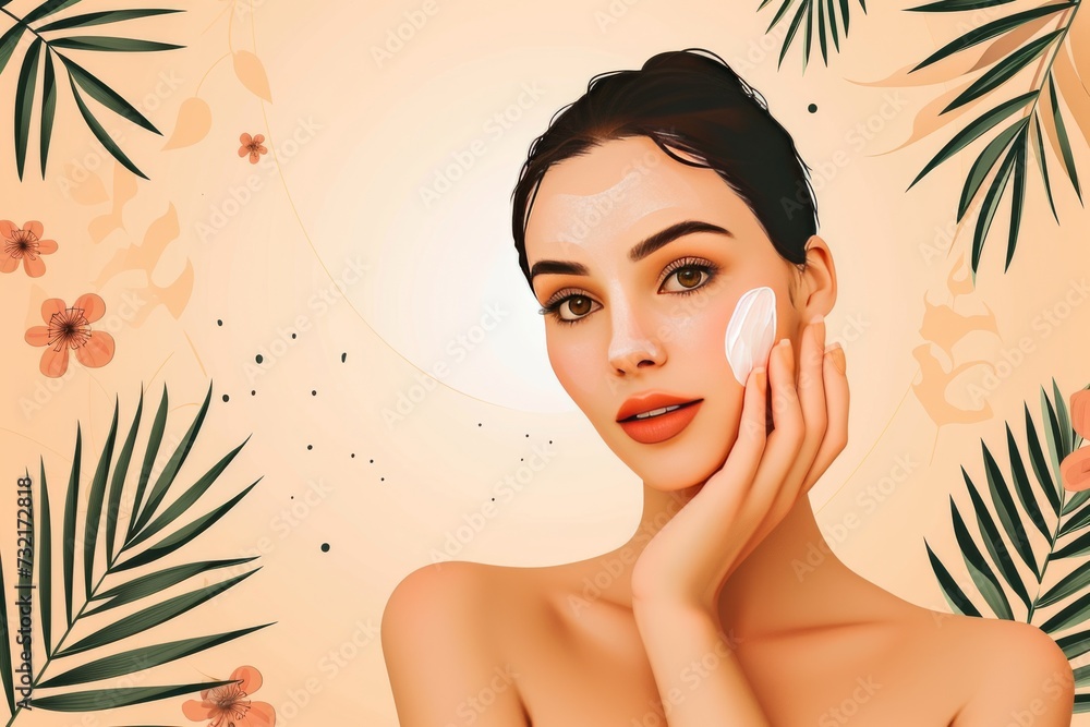 Skincare Model tcm. Well groomed woman uses face cream, calming mask, vintage lip balm, lotion & eye patch. Skin care glowing skin remedy jar disseminated superficial actinic porokeratosis pot Skincare Model tcm. Well groomed woman uses face cream, calming mask, vintage lip balm, lotion & eye patch. Skin care glowing skin remedy jar disseminated superficial actinic porokeratosis pot