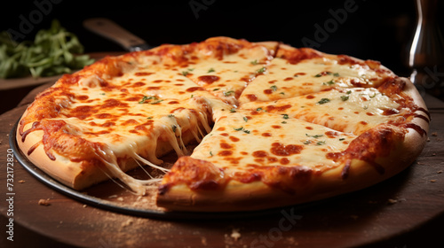 Hot Fresh Out of The Oven Hand Tossed Cheese Pizza