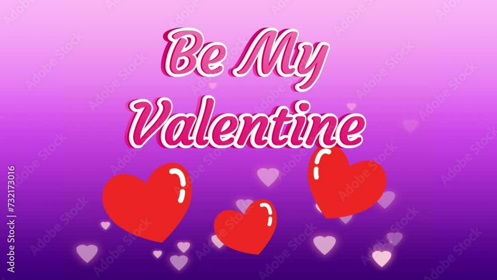 happy valentines day card animation | purple background greeting card happy valentines day card animation | purple background greeting card
