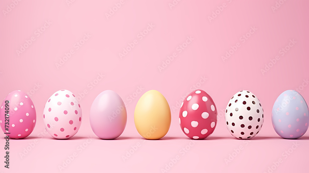 Easter banner with copy space Easter banner with copy space