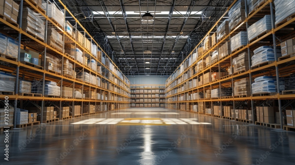 A large warehouse is equipped with ARenabled inventory management systems providing a live view of stock levels and locations for streamlined resource allocation. A large warehouse is equipped with ARenabled inventory management systems providing a live view of stock levels and locations for streamlined resource allocation.