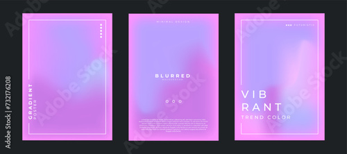 Soft purple grainy gradient background poster backdrop noise texture webpage header wide banner design. Vector art illustration.