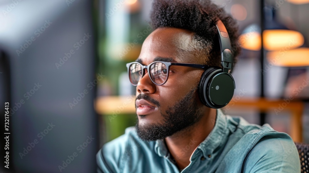 An advanced wireless headset allowing for handsfree communication and clear audio during important calls and virtual meetings. An advanced wireless headset allowing for handsfree communication and clear audio during important calls and virtual meetings.