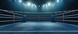 professional boxing match ring arena