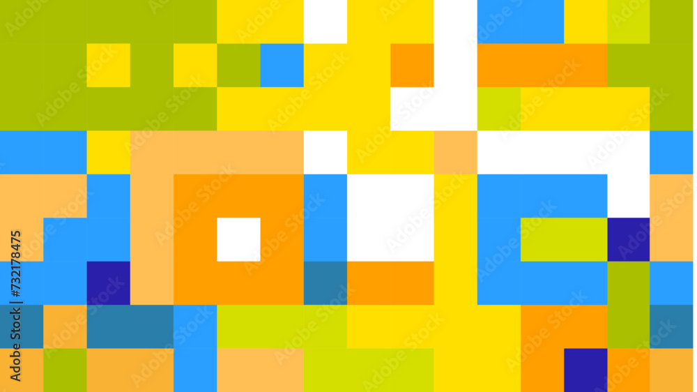 Abstract modern background with pixels pattern. Child style. Abstract modern background with pixels pattern. Child style.