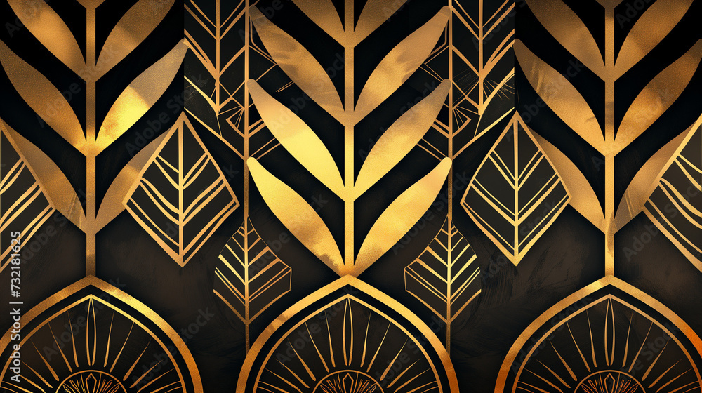 Geometric Autumn Leaves Seamless Pattern in Vibrant Orange and Yellow Tones with 3D Glass Mosaic Effect, Ideal for Wallpaper, Decoration, and Illustrative Design Geometric Autumn Leaves Seamless Pattern in Vibrant Orange and Yellow Tones with 3D Glass Mosaic Effect, Ideal for Wallpaper, Decoration, and Illustrative Design