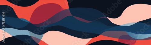 Abstract background with navy and coral colors