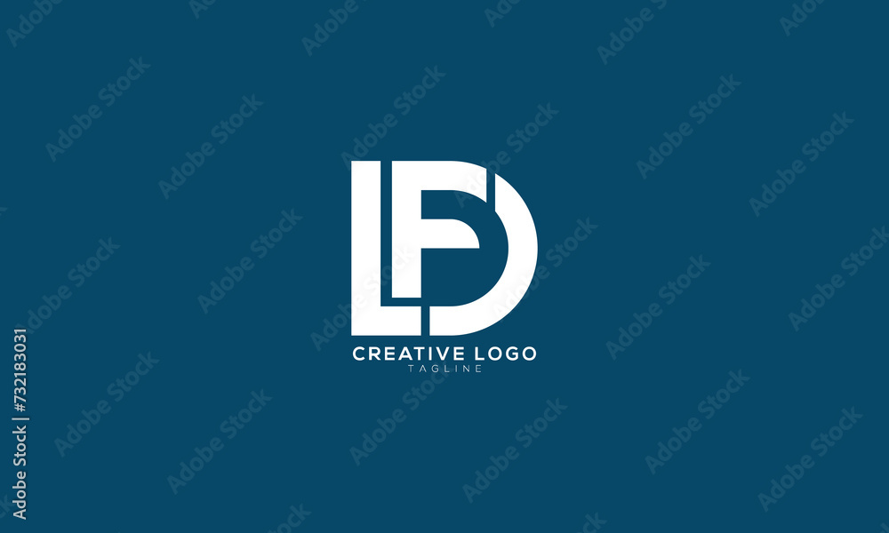 FD LFD Abstract initial monogram letter alphabet logo design FD LFD Abstract initial monogram letter alphabet logo design