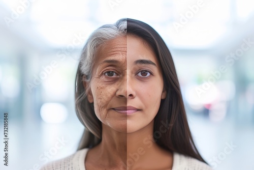 Aging relationships. Young to old emotional support for senior. Wrinkle Reducation, resilience, sensitivity to skin thinning, anti aging cream, sensitivity to skin dullness, facial contouring