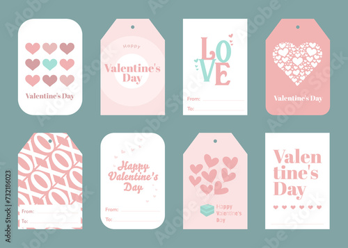 Eight tags for Happy Valentines DAY