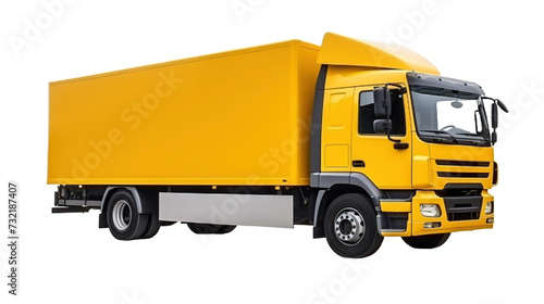 Box cargo truck for transportation