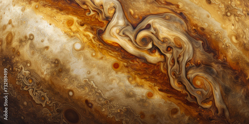 Fluid Blur Texture In The Style Of The Surface Of Jupiter Created Using Artificial Intelligence
