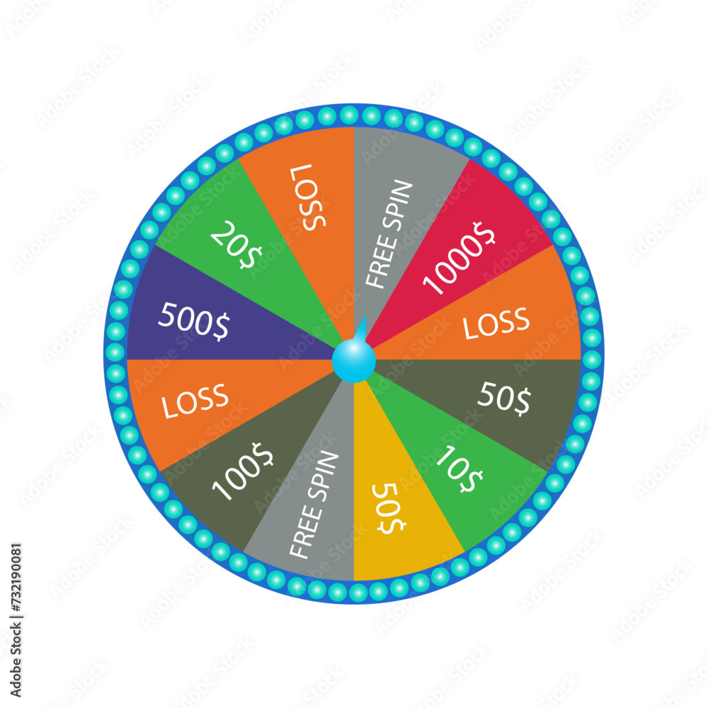 Lucky wheel free fortune spin casino game vector background Lucky wheel free fortune spin casino game vector background