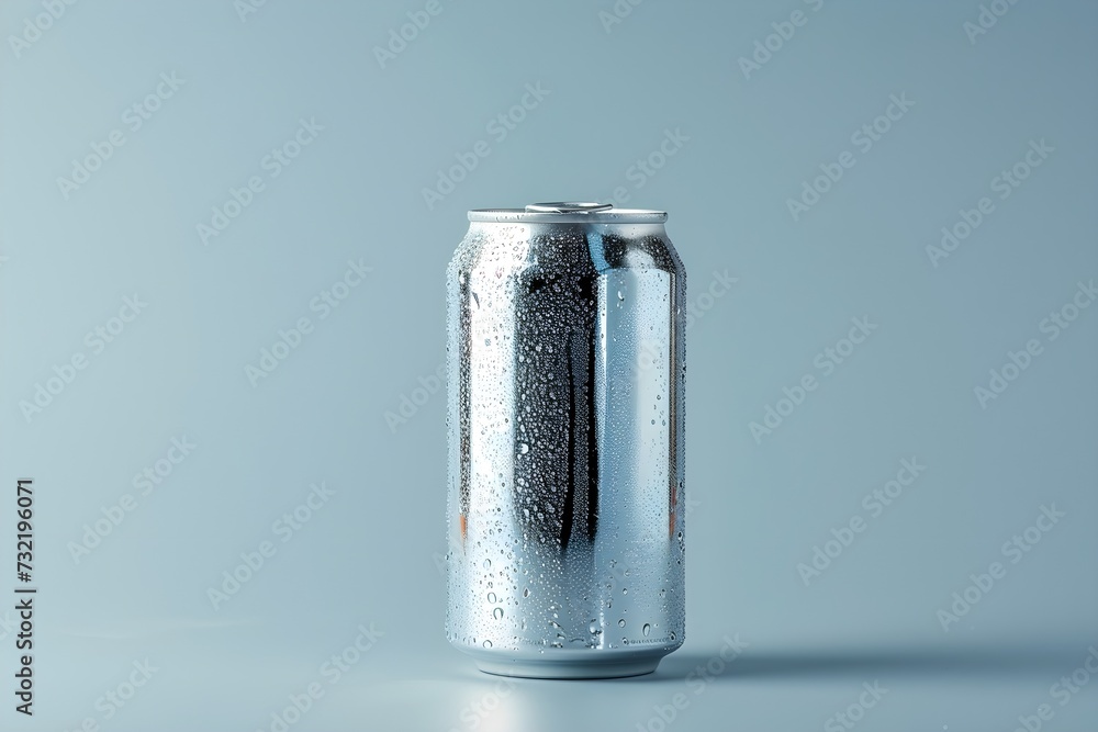 Silver soda can Silver soda can