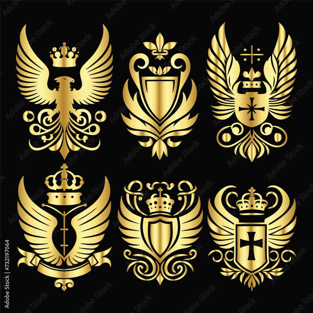 shield with laurel wreath heraldry vector shield with laurel wreath heraldry vector