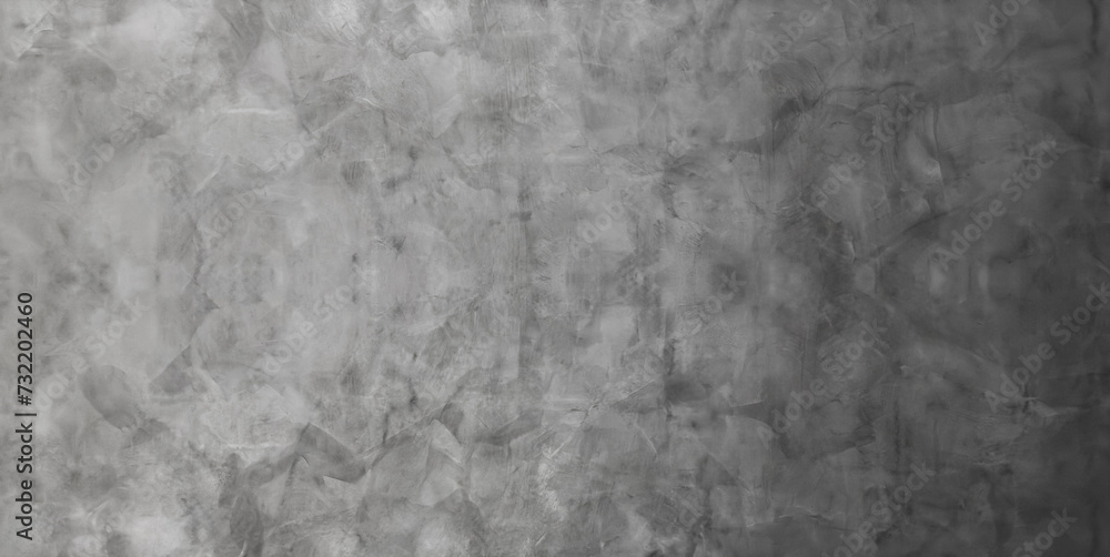 Naklejka premium Long wall cement interior background, studio and backdrops show texture concrete cement with color dark grey. background for text insertion and presentation product