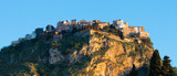 Taormina - The look to Castelmola village.