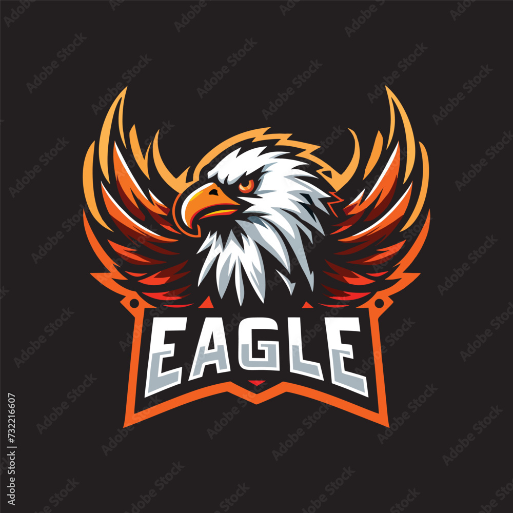 eagle logo esport style eagle logo esport style