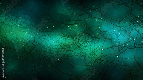 Ethereal Neon Circuits Abstract Background