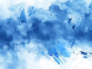Abstract blue watercolor background