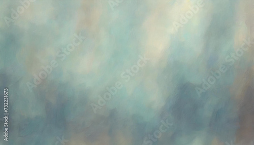 Blue, white and brown blurred abstract oil painting background photo