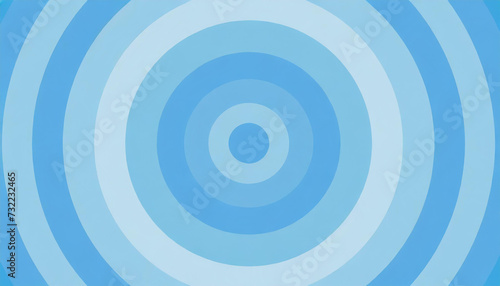 Blue gradient concentric circle pattern background