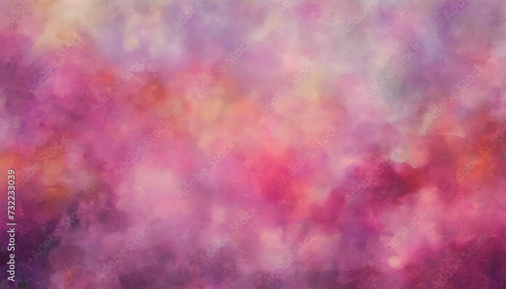 Pink gradient watercolor painting, grungy abstract background