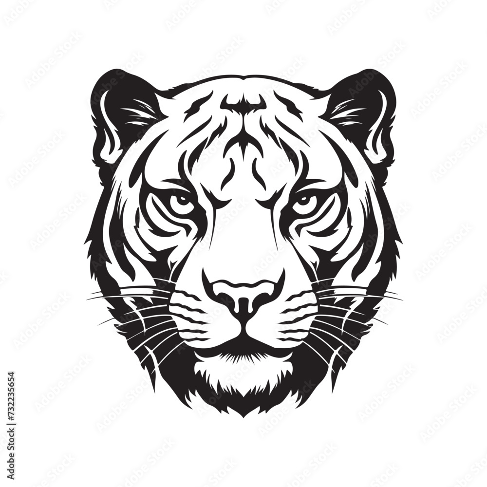 Tiger Head Vector Images, Art, Design, illustration