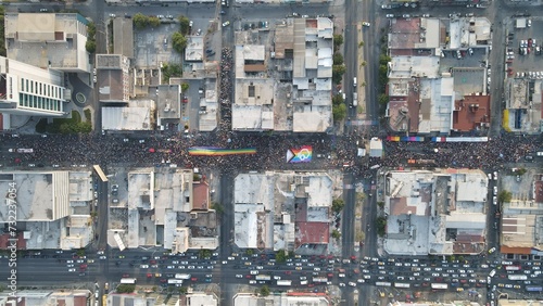 Obraz na płótnie LGBT street w salonie