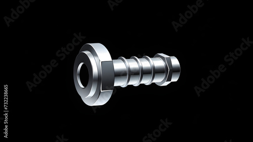 bolt isolated on a black background