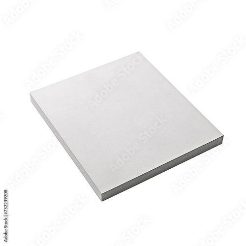 Magnetic memo pad isolated on transparent background