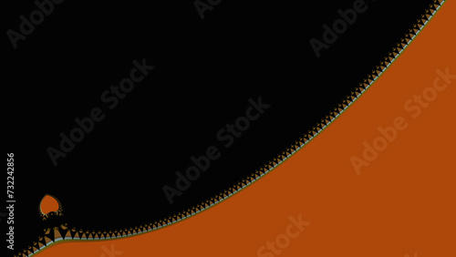 black and brown zip pattern template copy-space style photo