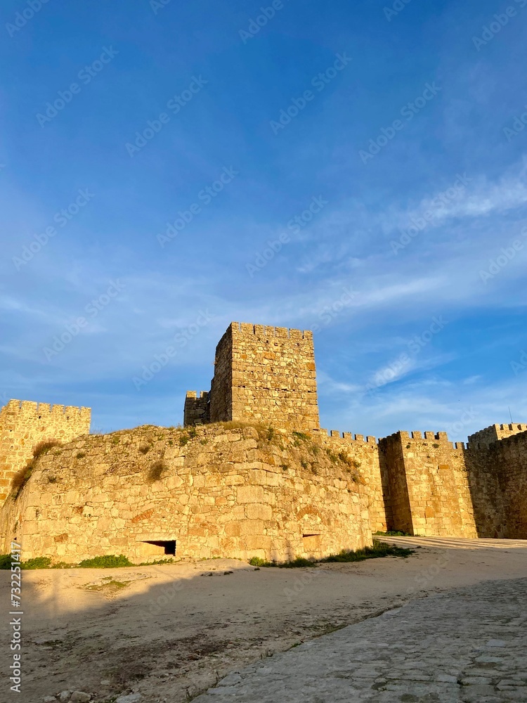 Old fortress in the city. Castle of Trujillo, Extremadura, Spain