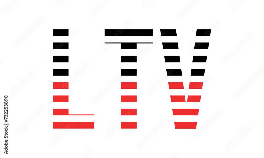LTV three initial letter iconic line negative space minimal logo design vector template. monogram, abstract, wordmark, business, typography, minimalist, brand, company, flat, modern, unique, simple LTV three initial letter iconic line negative space minimal logo design vector template. monogram, abstract, wordmark, business, typography, minimalist, brand, company, flat, modern, unique, simple