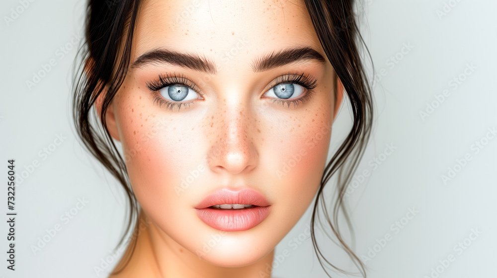Fototapeta premium A beautiful woman face
