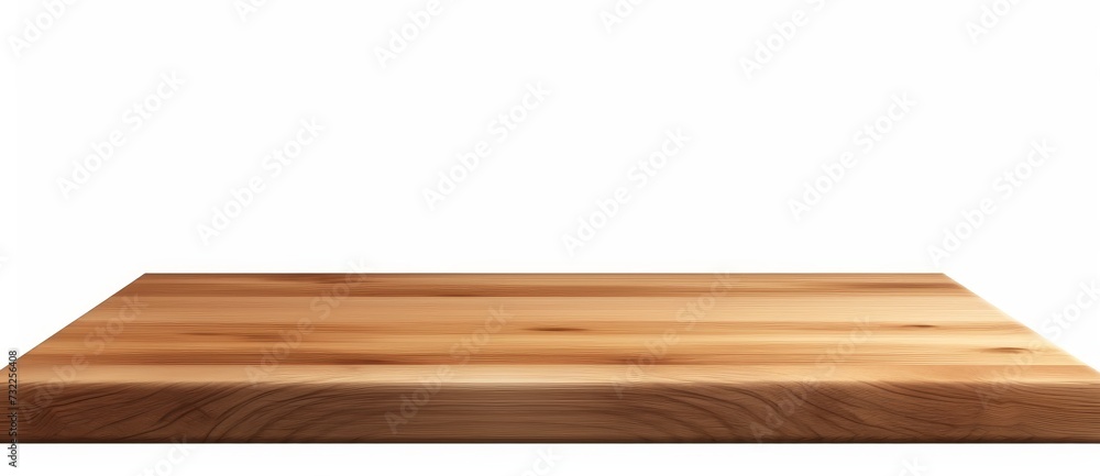 empty wooden table on white background empty wooden table on white background