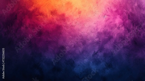 Wallpaper abstract paint background purple dark orange pink and blue, creative background. © Thanthara