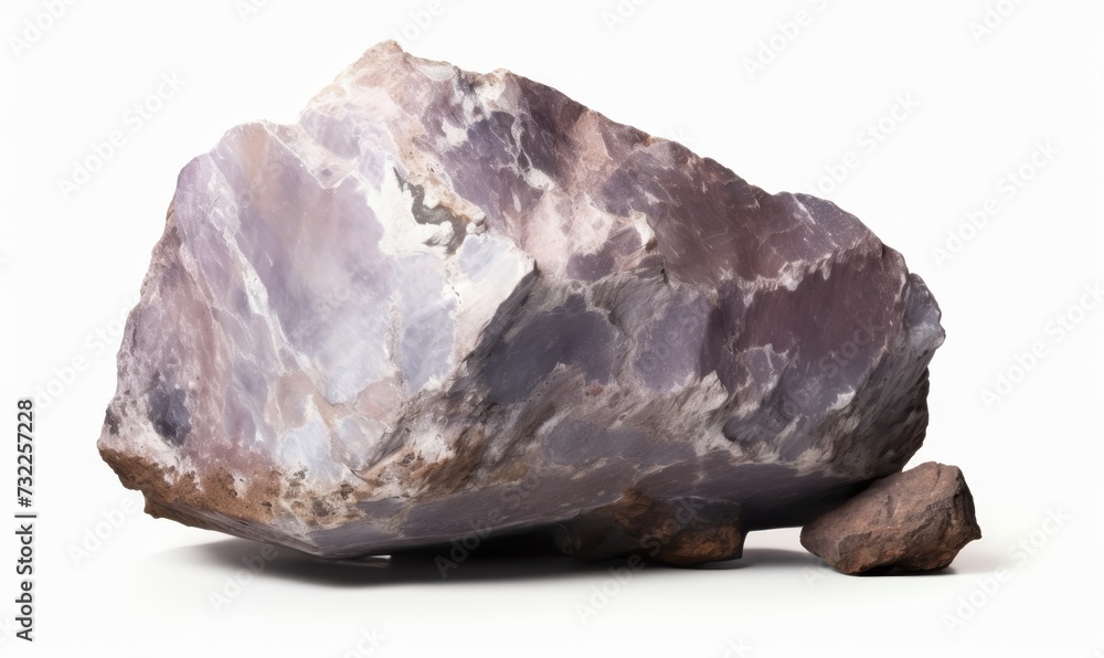 Obraz premium stone on a white background