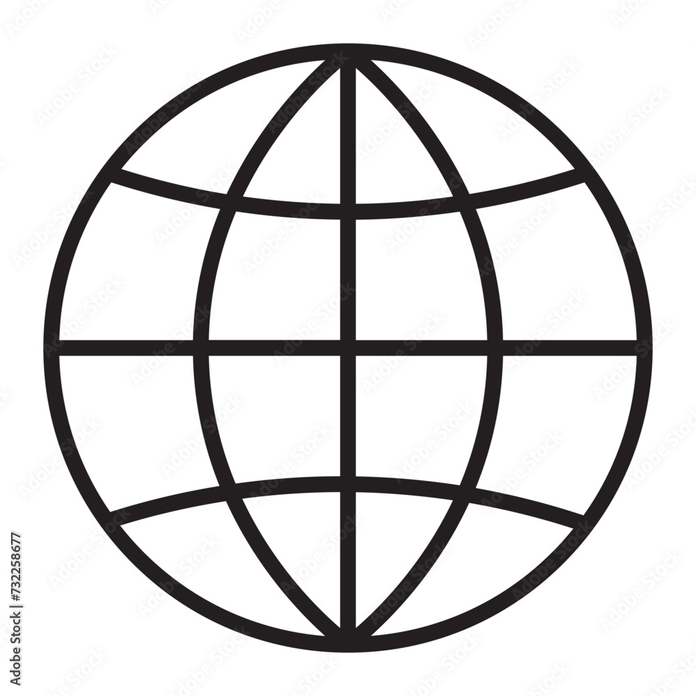 Worldwide line icon.
