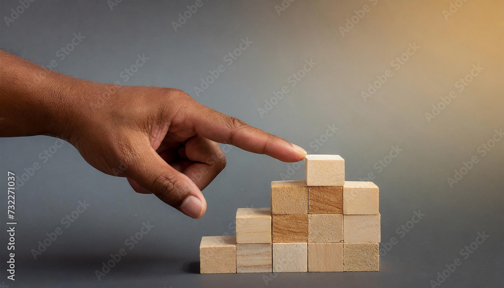 The human factor and ideas and inspiration, creativity and development, building structure and improving achievements